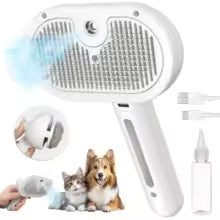 Brosse vapeur pour chats